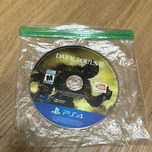PS4 Dark Souls III (three) Video Game - missing case